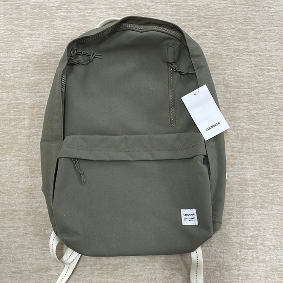 NWT Converse Essential Backpack - Olive Green - Picture 1 of 6